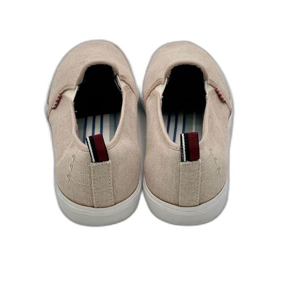 Ben Sherman Bristol Slip-On Sneakers Men's 12 Beige Canvas Casual Shoes - Picture 4 of 10